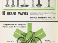 Vintage K Brand valves and McMann bicycle advertisement